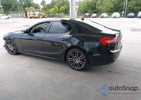2017 Maserati Ghibli S z USA, uszkodzony, nr VIN ZAM57RSL7H1198901